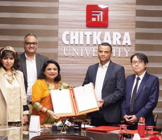 Chitkara University signs MoU with NEC Corporation India