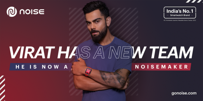 Noise onboards Virat Kohli as its new brand ambassador