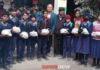 NRI Sudarshan Garg distributed Lohri to children