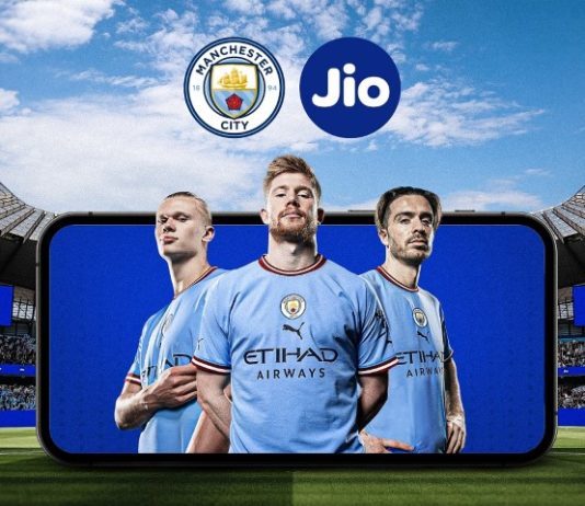 Manchester City announces new Partnership With Jio