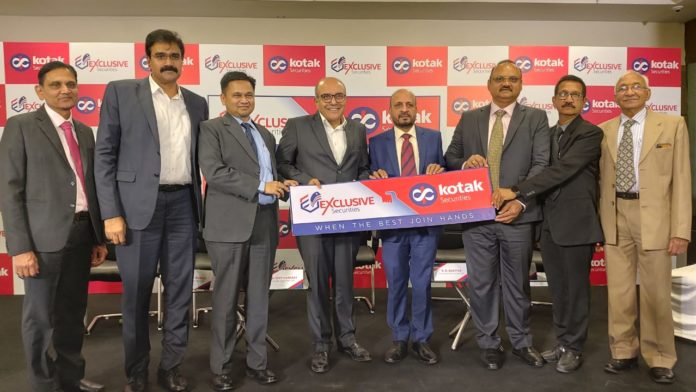 Kotak Securities and Exclusive Securities announce their Strategic Tie-up