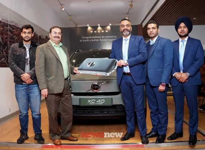 Volvo Car India starts delivery of India’s first locally assembled full-electric luxury SUV – XC40 Recharge in Chandigarh