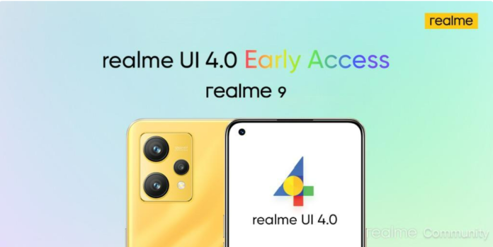 realme begins official rollout of realme UI 4.0 Early access for realme 9