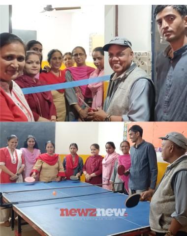 NRI Garg inaugurated Arya TT Hall at Maharishi Dayanand Public School Chandigarh.