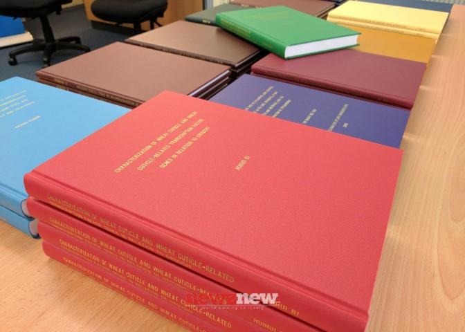 Graduation thesis cover color