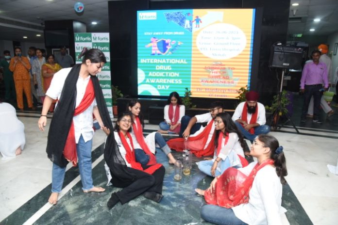 Street play raises awareness on ‘Drug Abuse’ at Fortis Mohali