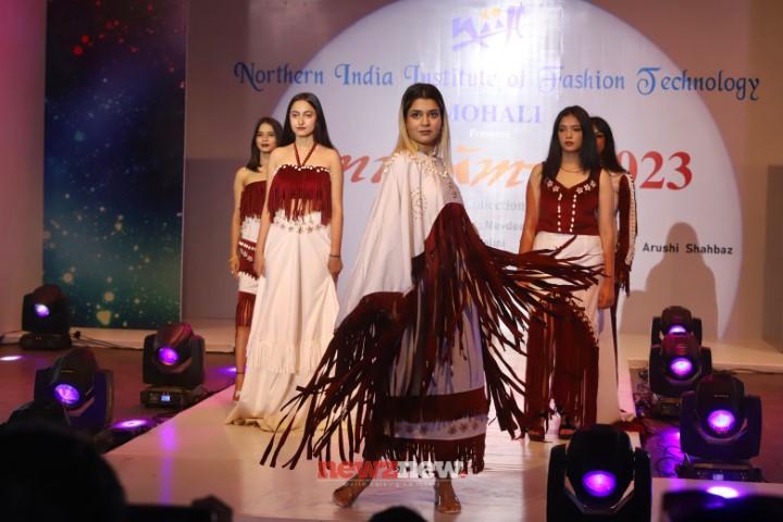 Anukama Fashion Show of NIIFT Mohali held