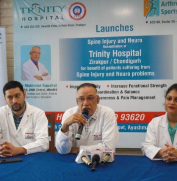 Trinity hospital starts 1st  Comprehensive Spine Injury Unit in the Region