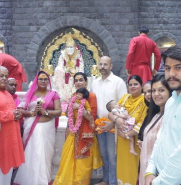 Kinnar Samaj offered diamond-studded gold crown to Sai Baba on Guru Purnima