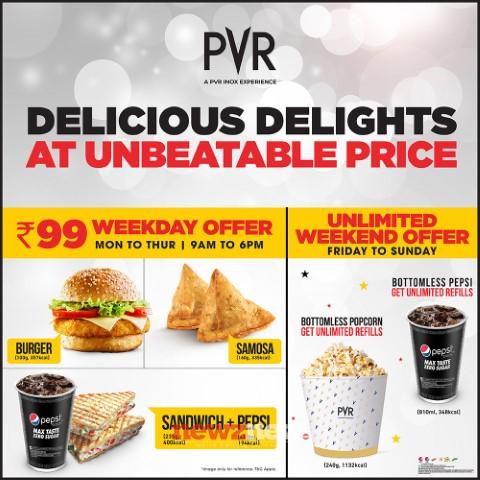 PVR INOX announces new offers on F&B