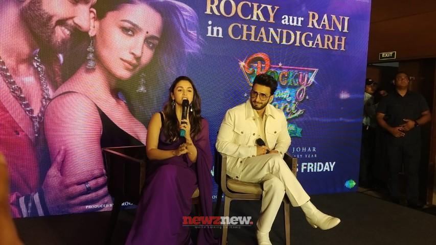 Alia and Ranveer reached Chandigarh to promote their film 'Rocky Aur Rani ki Prem Kahani’