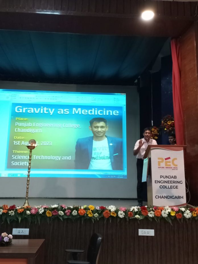 Dr. BRC speaks on GRAD System at PEC Chandigarh