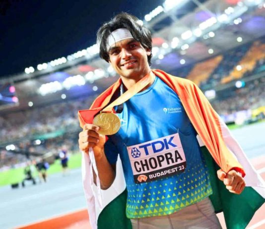 Nadda congratulates Neeraj Chopra for winning gold at World Athletics Championships
