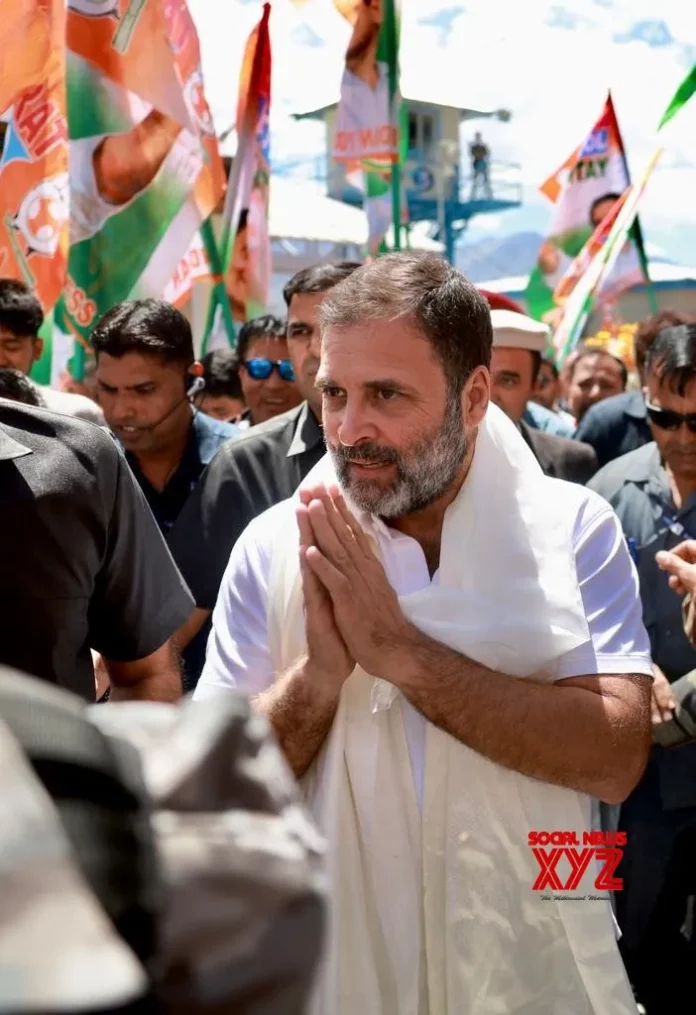 Rahul in Ladakh on 2-day visit