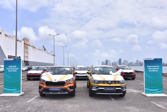 Škoda Auto Volkswagen India Crosses 600,000 Car Exports Milestone