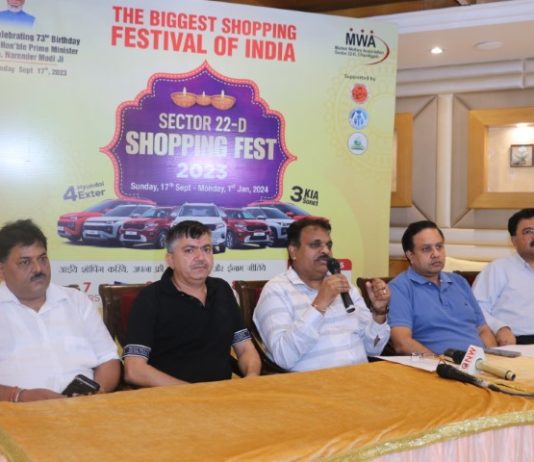 Iconic Fiesta ‘Shopping Fest’ in City’s Heritage Market ‘Sec 22 D’ from Sep 17