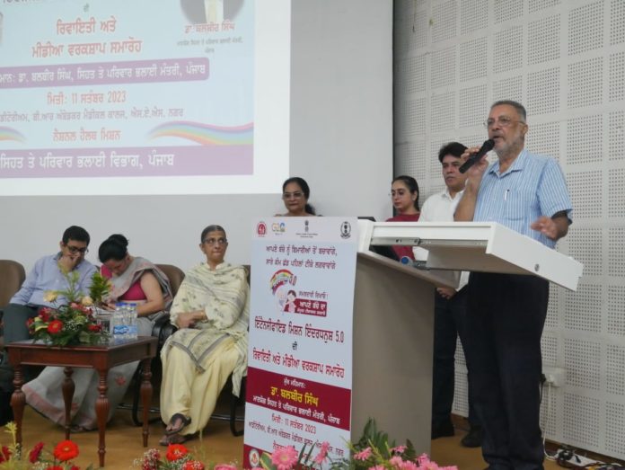 The Punjab Ministry of Health & Family Welfare launches Intensified Mission Indradhanush 5.0