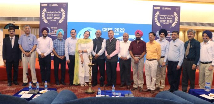 Dr Ashok Sharma’s Cornea Organizes Chandigarh Eye Film Fest and Quest