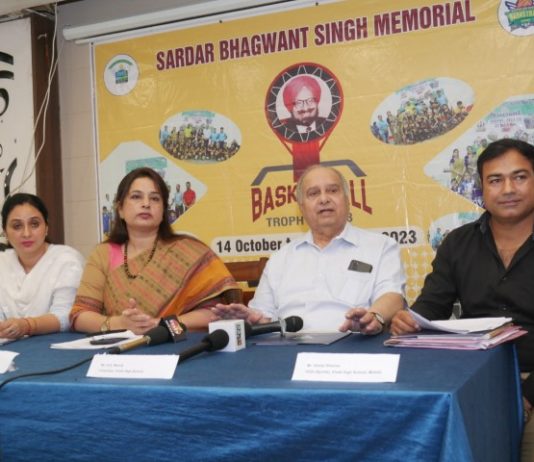 Sardar Bhagwant Singh Memorial Basketball Trophy-2023 from Oct 14 to 20