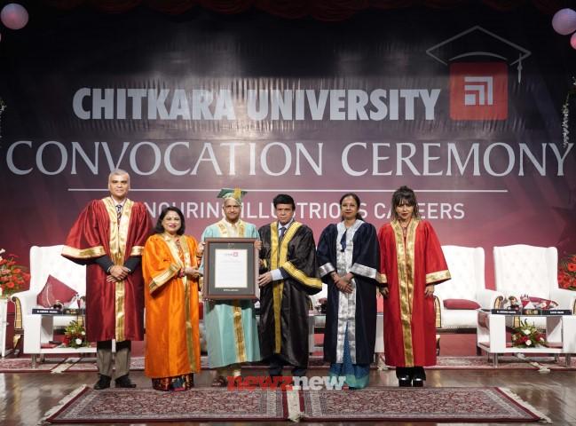 Chitkara University Confers Honorary Doctorate on Bharat Goenka