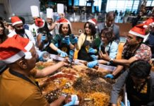 Festive season commences at BLR Airport’s 080 lounge with cake mixing ceremony