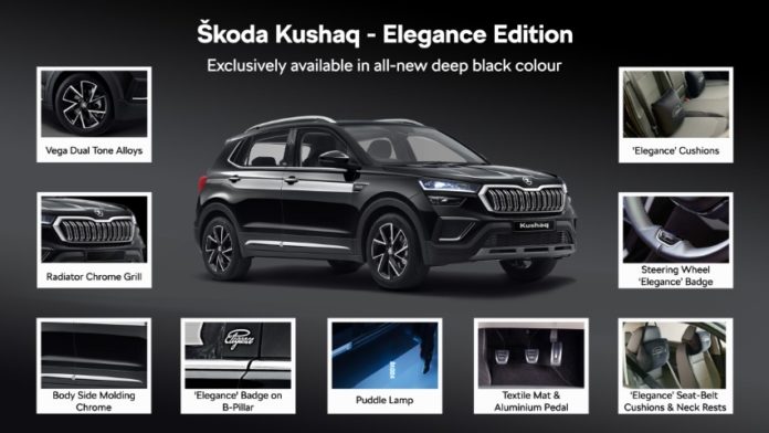Škoda Auto India launches Elegance Editions in all- new Deep Black colour for the Kushaq and Slavia