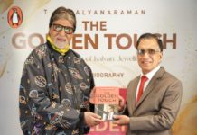 Kalyan Jewellers’ brand ambassador Amitabh Bachchan unveils Mr. T S Kalyanaraman’s autobiography ‘The Golden Touch’