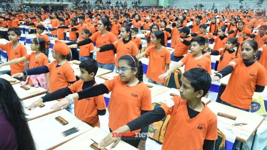 Over 1200 students from the region participate in Abacus Competition