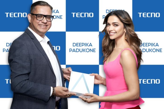Deepika Padukone Steps in as the Brand Ambassador for TECNO Smartphones