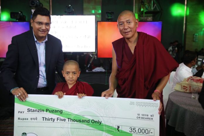 Stanzin Puzang from Ladakh wins the national award of India’s biggest hygiene Olympiad