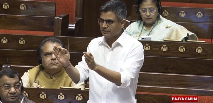 Rajya Sabha MP Dr. Sandeep Pathak raised the issue of stubble in Parliament