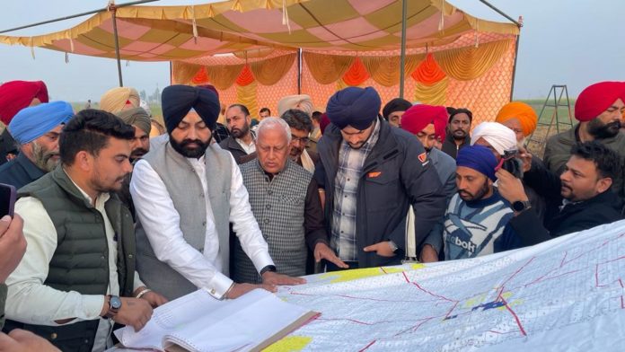 RD&P Minister Laljit Singh Bhullar leads administration to take possession over 24 acres of Panchayat land at Sangrur village