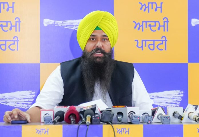 AAP Punjab rejects and condemns the statement of VP at PU, says no other state has any right on Panjab University