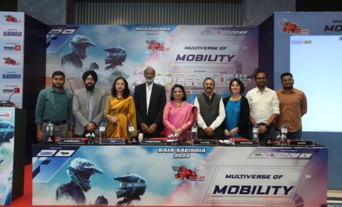 Beyond Conventional Wheels: BAJA SAEINDIA 2024 initiates Virtual Round at Chitkara University