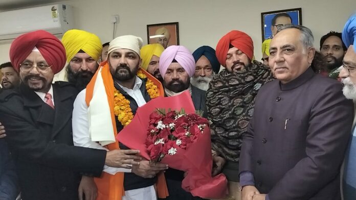 Maninderjit Singh Vicky Ghanaur takes charge as Vice Chairman in Punjab Health System Corporation