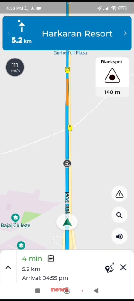 Blackspot 100 meter di doori te hai : Mappls app to alert commuters as Punjab police successfully map accident blackspots