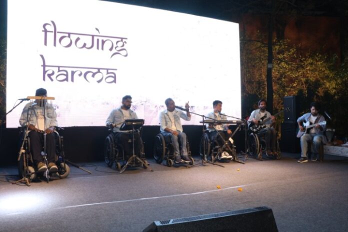 India’s first band on wheels and a dance performance by the wheelchair users leave audience spellbound