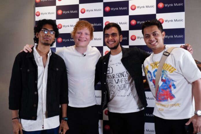 Wynk Music users win a never before chance to meet International music sensation Ed Sheeren