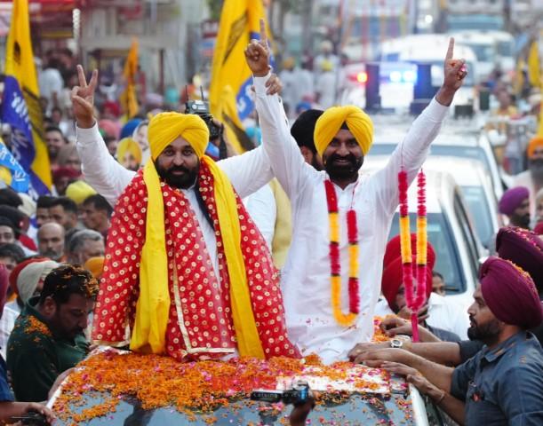CM Bhagwant Mann campaigned for Fatehgarh Sahib candidate Gurpreet Singh GP