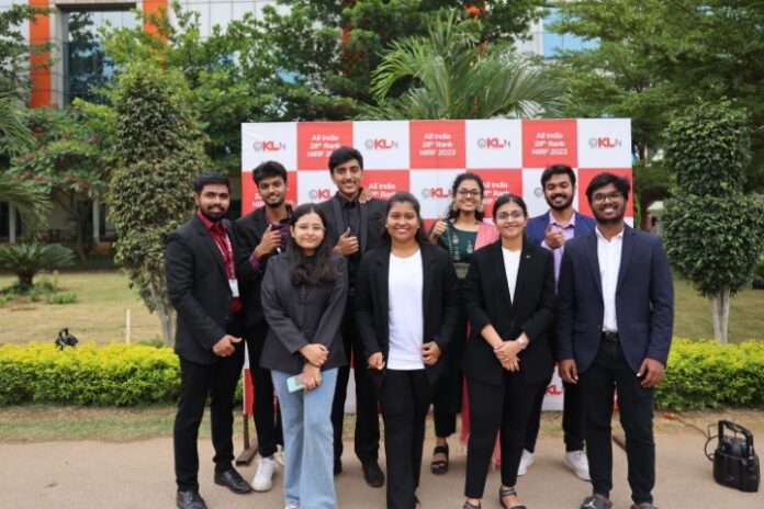 KLH Deemed to be University Hyderabad Campus Sets Record-Breaking 100% Placements
