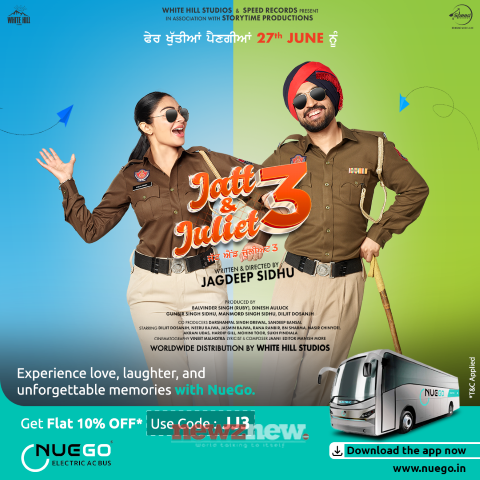 NueGo Partners with Much Awaited Film “Jatt & Juliet 3”