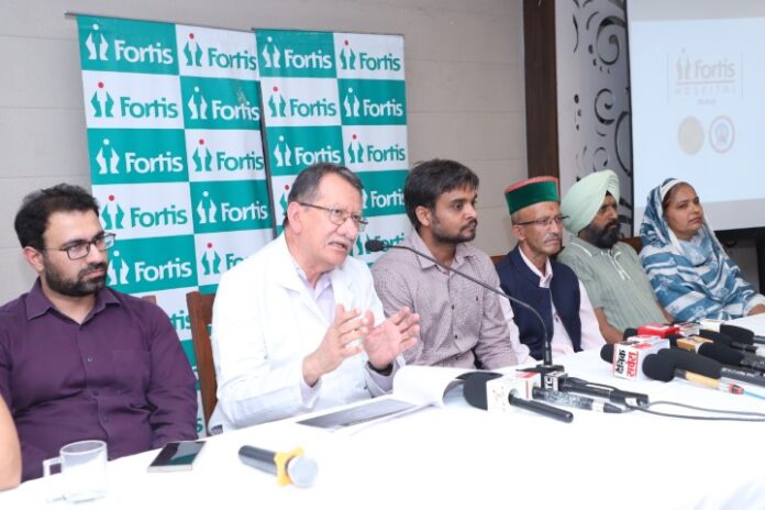 Fortis Hospital Mohali performs region’s first ABO incompatible living donor and deceased donor transplants
