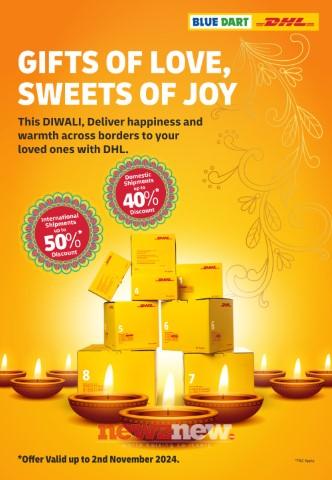 DHL Express lights up Diwali with up to 50% off for India’s international shipments