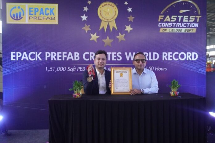 EPACK Prefab Sets New Benchmark in India