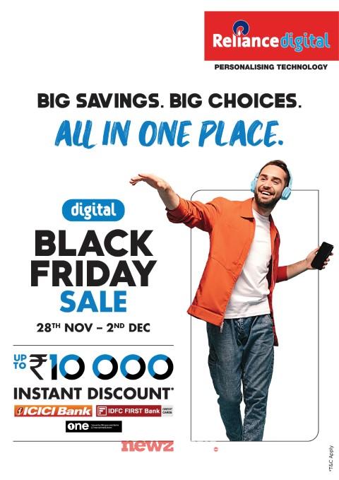 Reliance Digital brings the best Black Friday deals