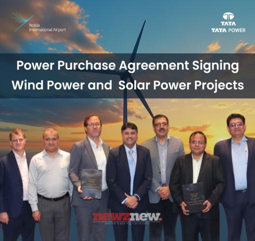 Tata Power and Noida International Airport partner for Solar and Wind Power