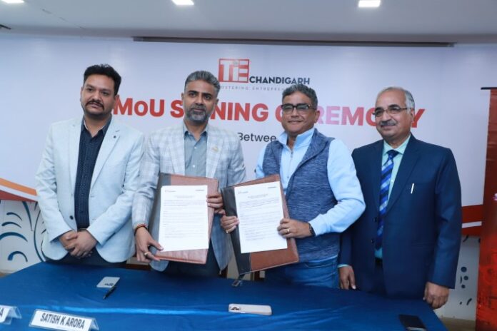 TiE Chandigarh and Chandigarh Angels Network Sign MoU to Empower Startups with Funding, Networking, and Resources