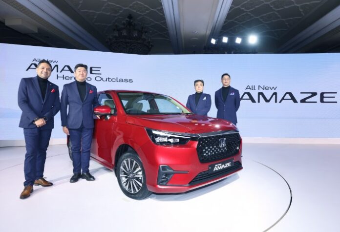 All-New 3rd Generation Honda Amaze makes its Global Debut in India