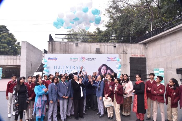 Fortis Mohali holds Cervical Cancer Awareness Initiative for School Children