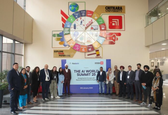 The AI World Summit 2025 by Rabbitt AI and Chitkara University held
